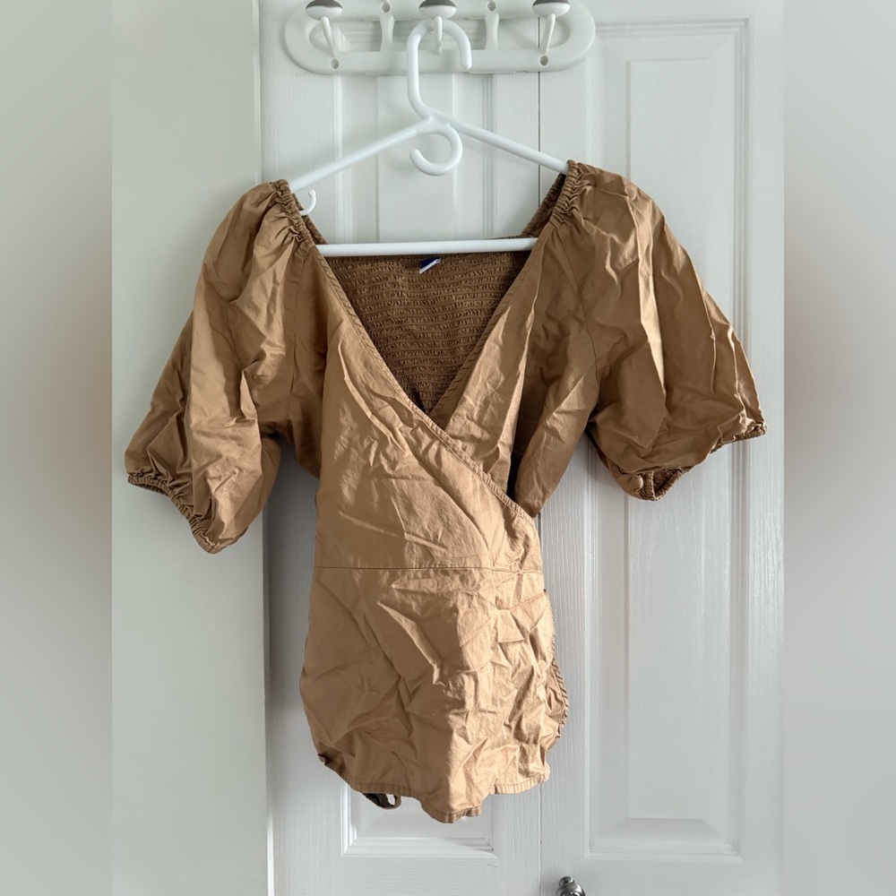Old Navy Textured Tan Top
